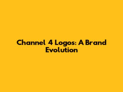 Channel 4 Logos: A Brand Evolution