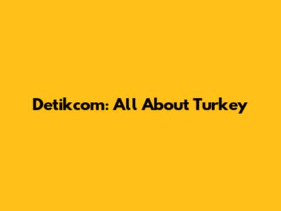 Detikcom: All About Turkey