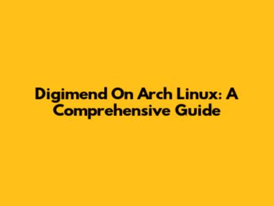 Digimend On Arch Linux: A Comprehensive Guide