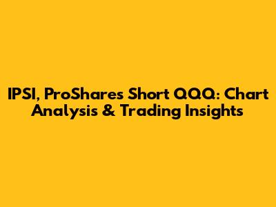 IPSI, ProShares Short QQQ: Chart Analysis & Trading Insights