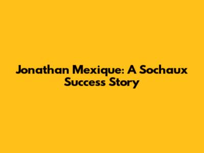 Jonathan Mexique: A Sochaux Success Story