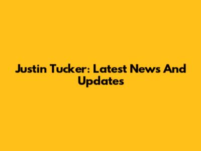 Justin Tucker: Latest News And Updates
