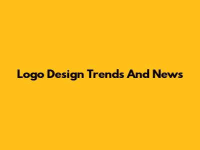 Logo Design Trends And News