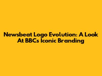 Newsbeat Logo Evolution: A Look At BBC's Iconic Branding