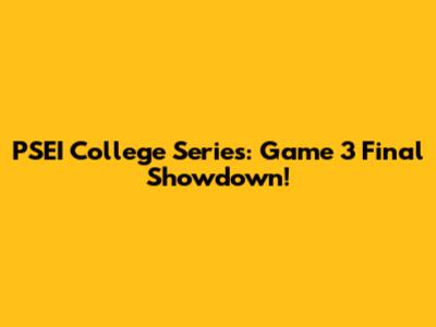 PSEI College Series: Game 3 Final Showdown!