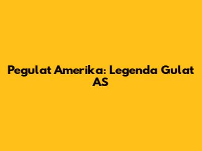 Pegulat Amerika: Legenda Gulat AS