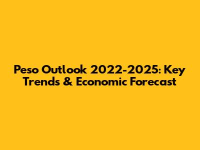 Peso Outlook 2022-2025: Key Trends & Economic Forecast