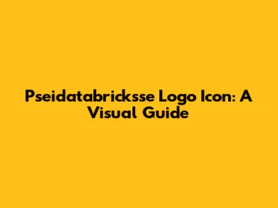 Pseidatabricksse Logo Icon: A Visual Guide