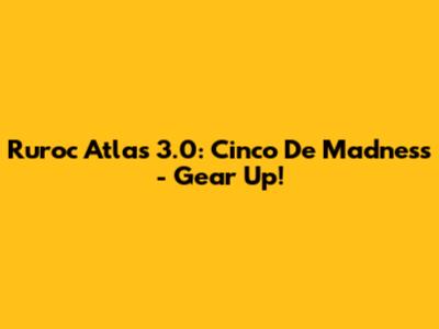 Ruroc Atlas 3.0: Cinco De Madness - Gear Up!