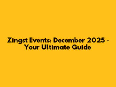 Zingst Events: December 2025 - Your Ultimate Guide